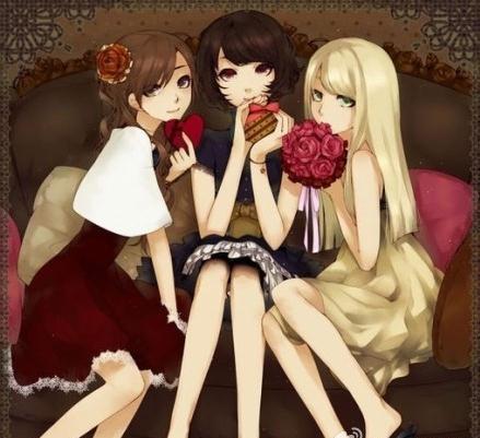 三人动漫头像，时空彩色记忆之旅