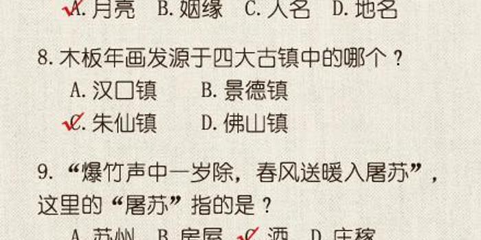 国学知识百题探秘,小巷中的文化宝藏揭秘